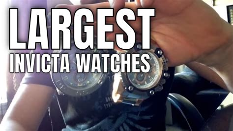 largest invicta watch made